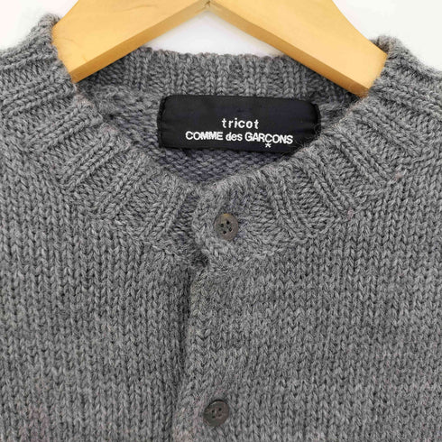 トリココムデギャルソン tricot COMME des GARCONS 01aw archive ウール100 ハイネック カーディガン レディース