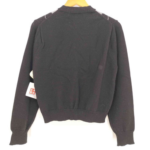 トリココムデギャルソン tricot COMME des GARCONS 94aw archive アーガイル ウール ハイネック カーディガン レディース