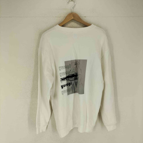 kotokaizumi バックプリントクルーネックトレーナー メンズ XL