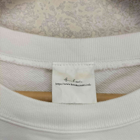 kotokaizumi バックプリントクルーネックトレーナー メンズ XL