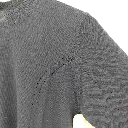 タオコムデギャルソン tao COMME des GARCONS 22aw バックトゥフロント カーブデザイン ドッキング 梳毛天竺ニットソー レディース JPN:S