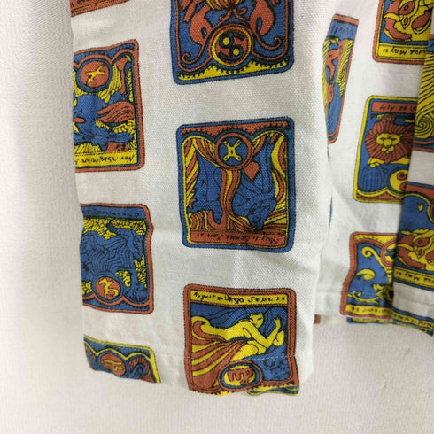 バッカーズ Backers TRADE MARK 三角タグ 総柄 ダブルポケット S/S コットンシャツ メンズ