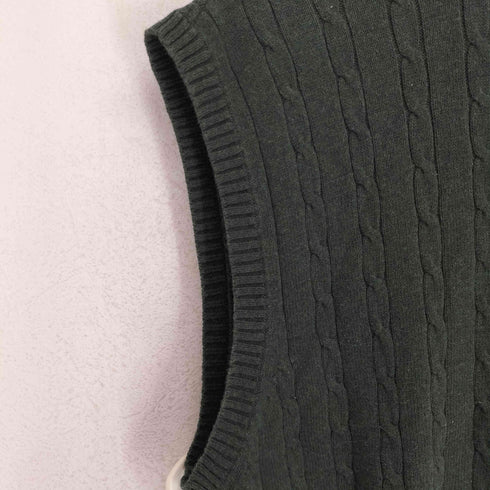アイゾッド IZOD ケーブルニットベスト メンズ L