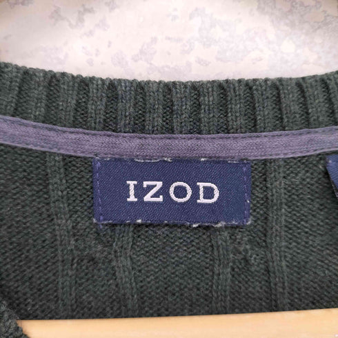 アイゾッド IZOD ケーブルニットベスト メンズ L