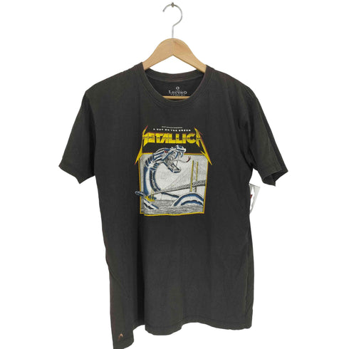 レクトログラウンデッド LECTRO GROUNDED バンドプリント S/S Tシャツ メンズ L
