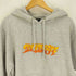 ステューシー Stussy Fire Hoodie ファイヤー パターン 3D ロゴ刺繍 裏起毛 プルオーバー パーカー フーディー メンズ import:L