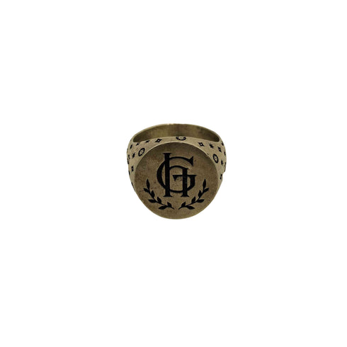 グラッドハンド GLADHAND RING FAMILY CREST STERLING USA刻印 シルバーリング メンズ 15号