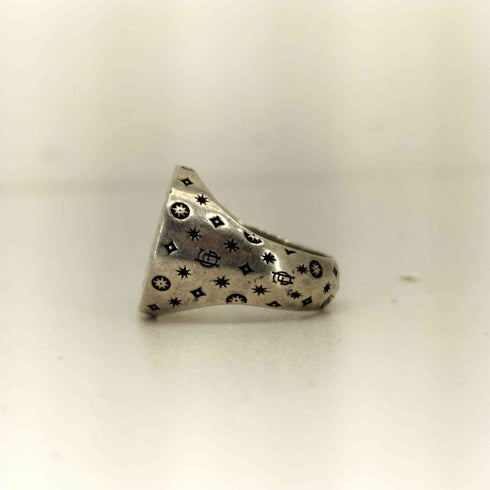 グラッドハンド GLADHAND RING FAMILY CREST STERLING USA刻印 シルバーリング メンズ 15号