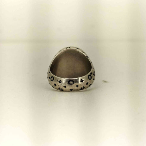 グラッドハンド GLADHAND RING FAMILY CREST STERLING USA刻印 シルバーリング メンズ 15号