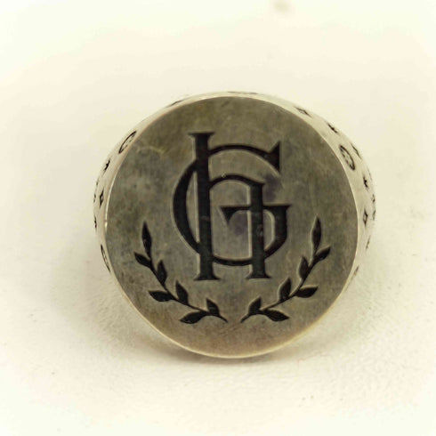 グラッドハンド GLADHAND RING FAMILY CREST STERLING USA刻印 シルバーリング メンズ 15号