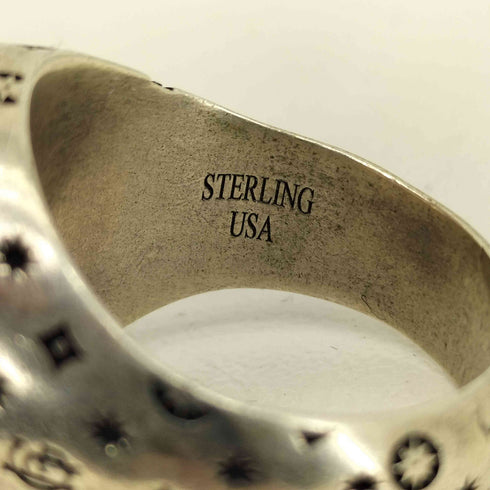 グラッドハンド GLADHAND RING FAMILY CREST STERLING USA刻印 シルバーリング メンズ 15号