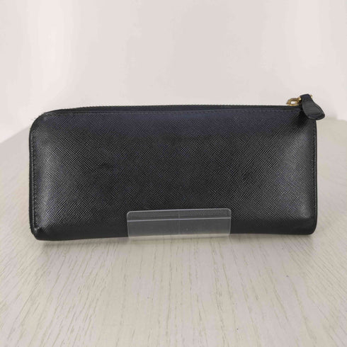 プラダ PRADA ロゴエンブレム長財布 レディース