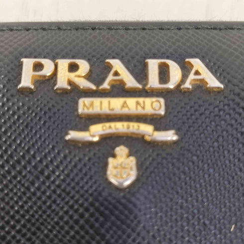プラダ PRADA ロゴエンブレム長財布 レディース