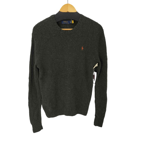 ポロラルフローレン POLO RALPH LAUREN ネップ ウール混 ニット メンズ import:XS