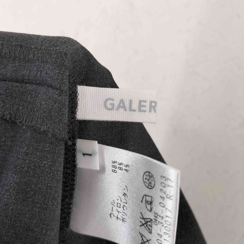 ギャルリーヴィー GALERIE VIE ウール センタープレステーパードパンツ レディース JPN:1