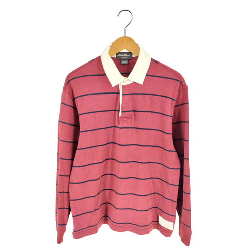 エディーバウアー Eddie Bauer 00S ラガーシャツ メンズ import:M