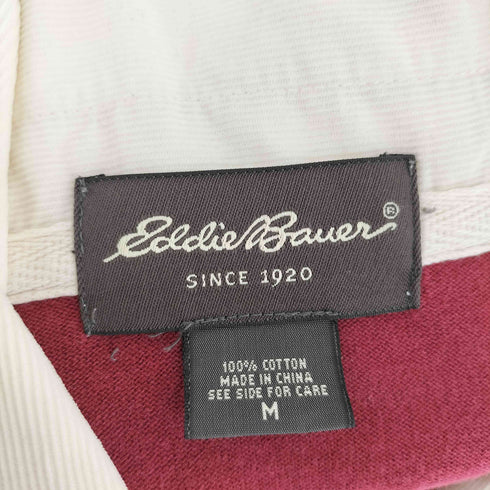 エディーバウアー Eddie Bauer 00S ラガーシャツ メンズ import:M