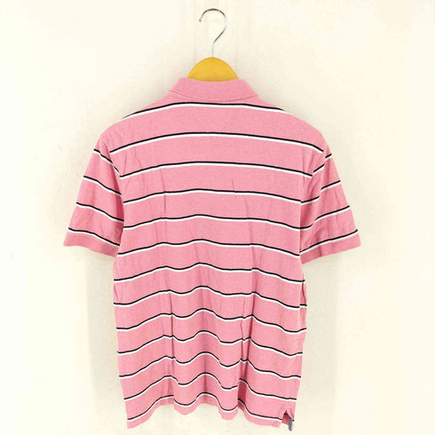トミーヒルフィガー TOMMY HILFIGER custom fit S/S フロントロゴ刺繍ポロシャツ メンズ import:L