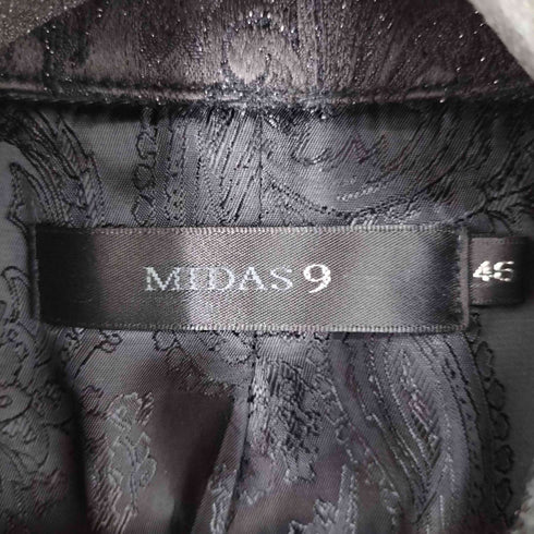 midas9 ペイズリー ラメ トレンチコート メンズ JPN:L