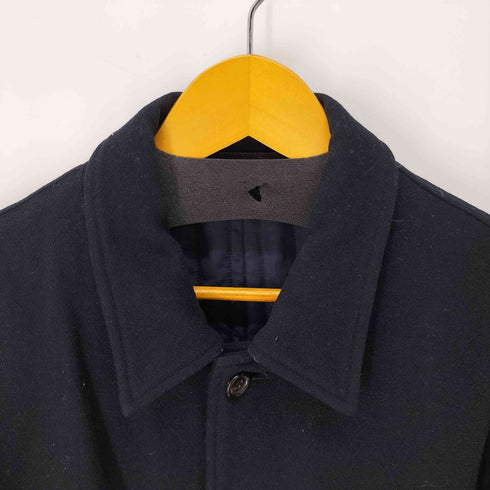 コムデギャルソンオム COMME des GARCONS HOMME 80S カシミヤ混 カバーオール型 ウールミドルコート メンズ JPN:M