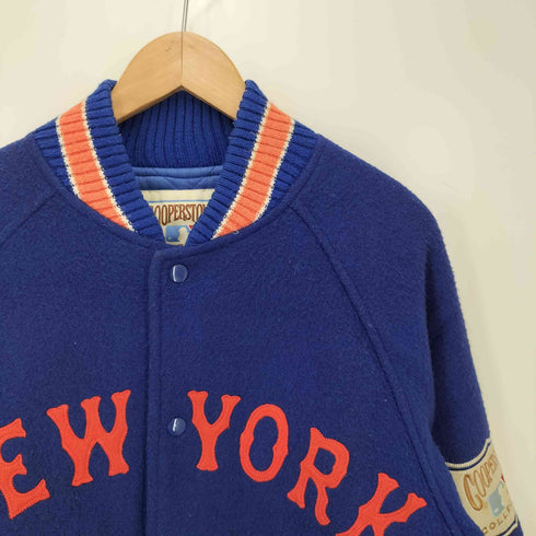 クーパーズタウン COOPERSTOWN 90S 裏地キルティング MBL ベースボール チームワッペン スタジャン バーシティ ジャケット メンズ JPN:M