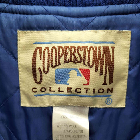 クーパーズタウン COOPERSTOWN 90S 裏地キルティング MBL ベースボール チームワッペン スタジャン バーシティ ジャケット メンズ JPN:M
