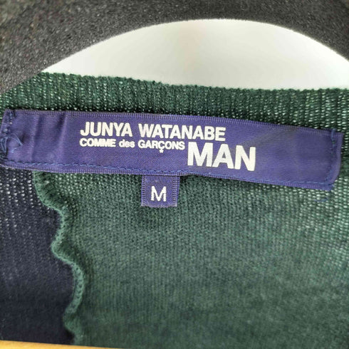 ジュンヤワタナベコムデギャルソンマン JUNYA WATANABE COMME des GARCONS MAN 2002AW 00S ウェーブデザイン クルーネックニット メンズ JPN:M
