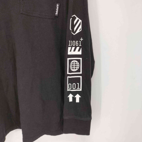 ティンバーランド Timberland ロゴプリント クルーネックTシャツ メンズ import:M