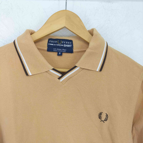 コムデギャルソンシャツ COMME des GARCONS SHIRT 刺繍ロゴ 鹿の子 スキッパー ポロシャツ メンズ S