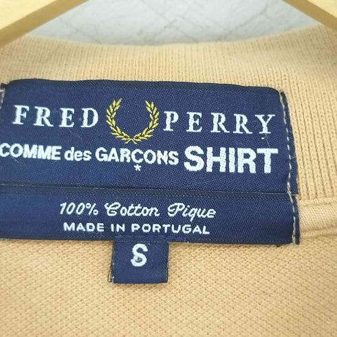 コムデギャルソンシャツ COMME des GARCONS SHIRT 刺繍ロゴ 鹿の子 スキッパー ポロシャツ メンズ S