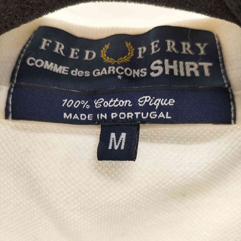 コムデギャルソンシャツ COMME des GARCONS SHIRT 刺繍ロゴ 鹿の子 ポロシャツ メンズ M