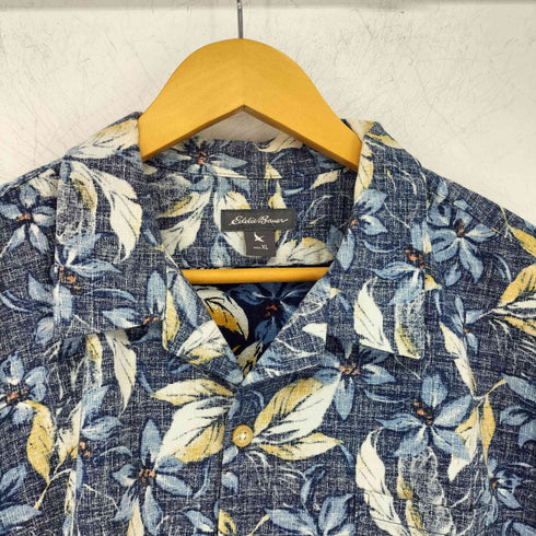 エディーバウアー Eddie Bauer リバースプリント 開襟 アロハシャツ メンズ import:XL