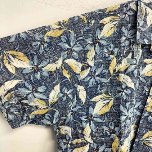 エディーバウアー Eddie Bauer リバースプリント 開襟 アロハシャツ メンズ import:XL