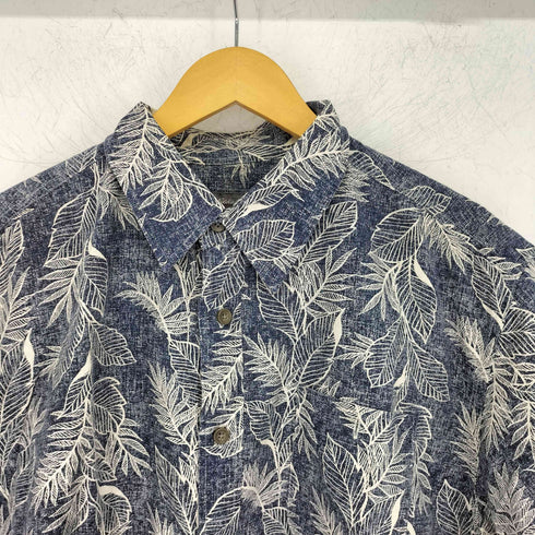エディーバウアー Eddie Bauer リバースプリント アロハシャツ メンズ import:XL