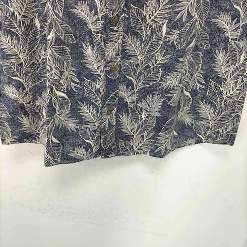 エディーバウアー Eddie Bauer リバースプリント アロハシャツ メンズ import:XL