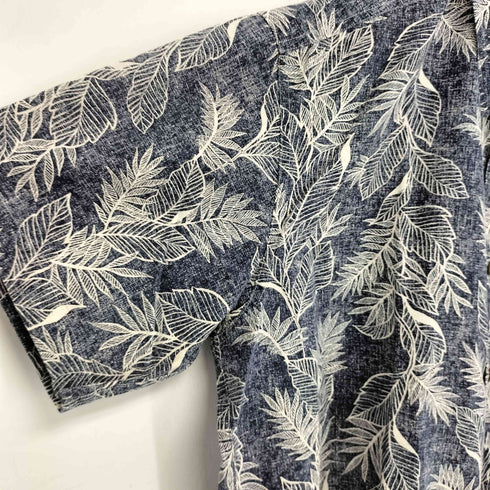 エディーバウアー Eddie Bauer リバースプリント アロハシャツ メンズ import:XL
