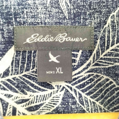 エディーバウアー Eddie Bauer リバースプリント アロハシャツ メンズ import:XL