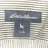 エディーバウアー Eddie Bauer ハーフジップ ヒッコリー ワークシャツ メンズ import:L