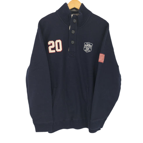 エディーバウアー Eddie Bauer ハーフジップ スウェット メンズ import:XL