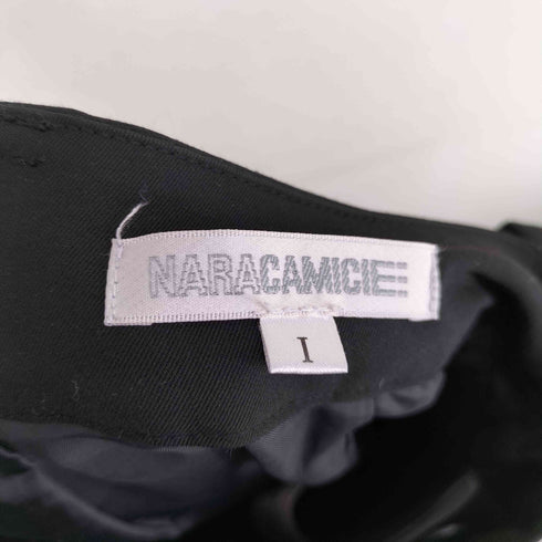 ナラカミーチェ NARACAMICIE コンパクトストレッチワイドパンツ レディース