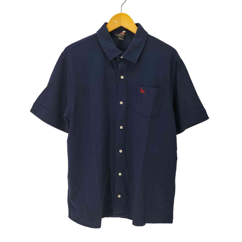 エディーバウアー Eddie Bauer 鹿の子 レギュラーカラーシャツ メンズ import:XL