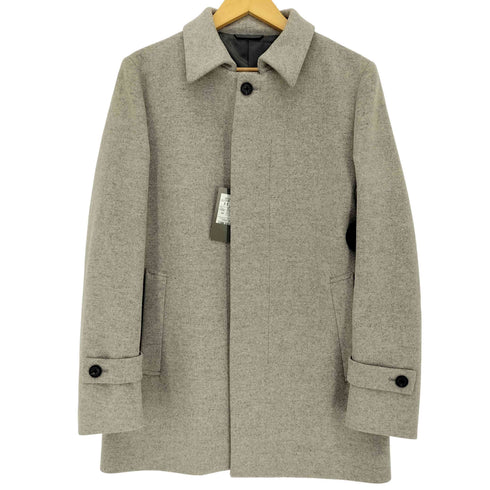 シーケーカルバンクライン ck Calvin Klein カシミヤ混 比翼 ステンカラーコート メンズ import:M