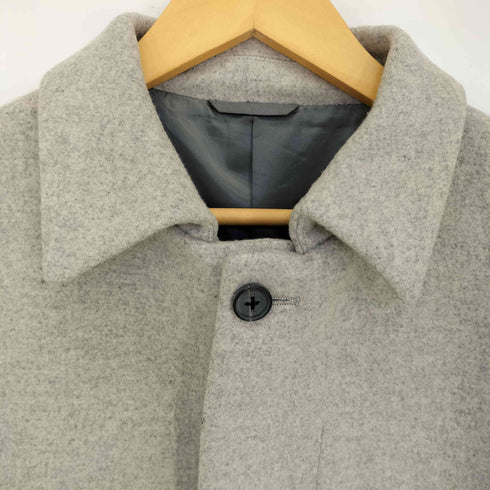 シーケーカルバンクライン ck Calvin Klein カシミヤ混 比翼 ステンカラーコート メンズ import:M