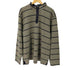 エルエルビーン L.L.Bean ボーダー 鹿の子 ハーフジップカットソー メンズ import:XL