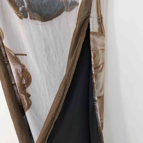 dydoshop Printed Chrome Bear Maxi Skirt レディース