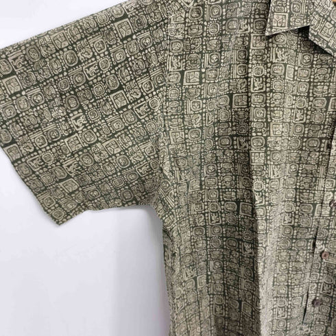 エルエルビーン L.L.Bean 総柄 オープンカラーシャツ メンズ import:XL