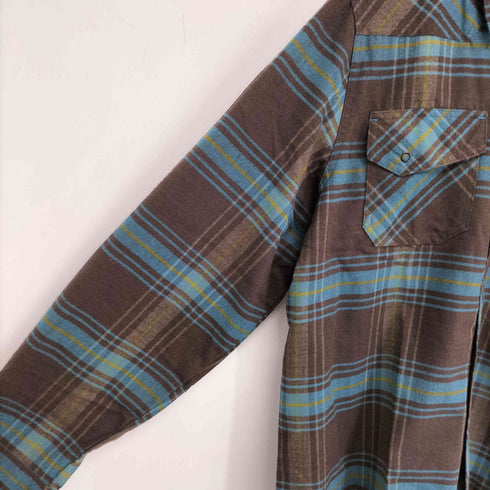 エルエルビーン L.L.Bean チェック レギュラーカラー コットンネルシャツ ウエスタン メンズ import:XXL