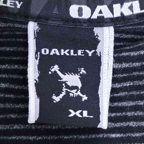 オークリー OAKLEY スカル刺繍 ボーダーベスト メンズ import:XL