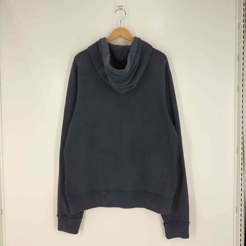 アバクロンビーアンドフィッチ Abercrombie & Fitch MUSCLE ロゴワッペン フリンジ ジップアップパーカー メンズ import:XL