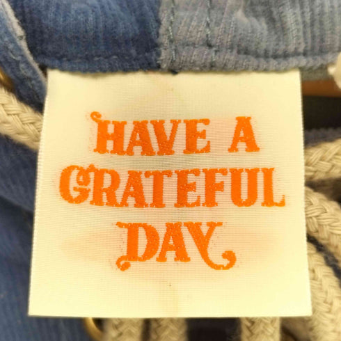 HAVE A GRATFUL DAY LACE UP HOODIE コーデュロイ メンズ JPN:3